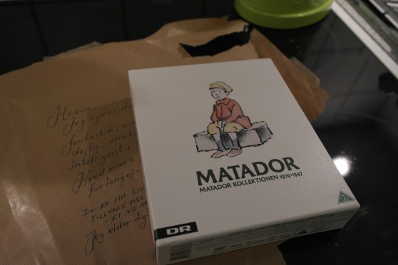 옌스의 1주년 기념 선물 Matador DVD와 포장에 써준 사랑스런 메세지